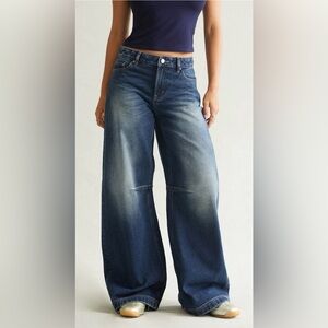 PacSun Dark Indigo Baggy Jeans - Remi Baggy Barrel